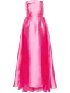 Solace London Robe Aus Satin In Pink