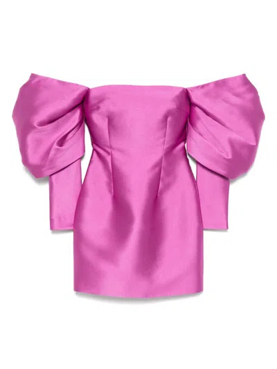 Solace London Women Freja Mini Dress In Pink