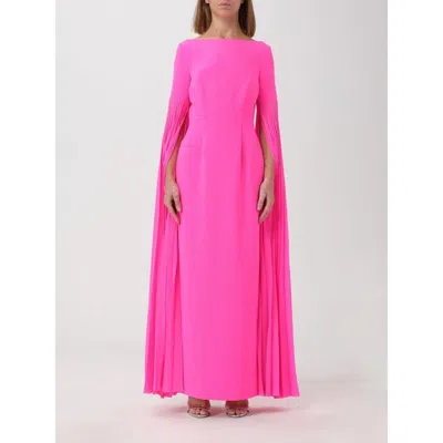 Solace London Women Grace Maxi Dress In Pink