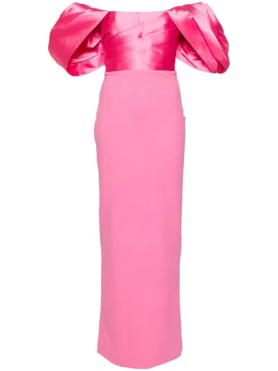 Solace London Women Sian Maxi Dress In Pink