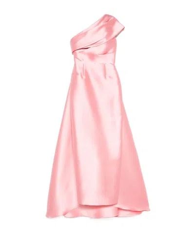 Solace One-shouldered Dress In Pink