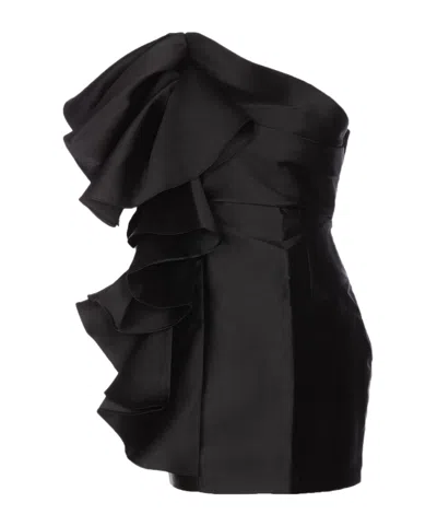 Solace Short Dress In Black