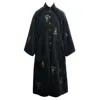 Solai Women's Black / Green Persephone Coat In Black/green