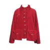 Solai Women's Red Voyager Cord Jacket In Red