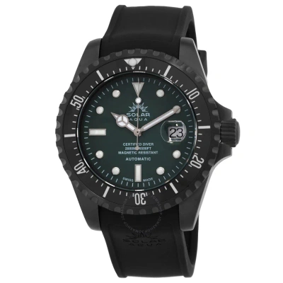 Solar Aqua Deep Bay Automatic Green Dial Men's Watch Sa0020.0014 In Black