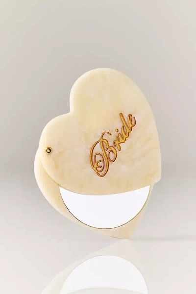 Solar Eclipse Bridal Collection Compact Mirror In Neutral