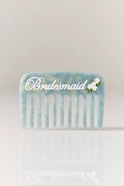 Solar Eclipse Bridal Collection Mini Comb In Blue