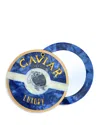Solar Eclipse Compact Mirror - Caviar In Blue