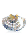 Solar Eclipse Compact Mirror - Seashell In Pattern