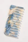 Solar Eclipse Detangling Wide-tooth Hair Comb In Blue