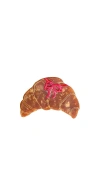 Solar Eclipse Hand-painted Bow Croissant Claw Hair Clip