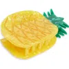 Solar Eclipse Hand-painted Pineapple Fruit Claw Clip In Yellow