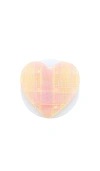 Solar Eclipse Hand-painted Plaid Heart Grip Charm In Multi