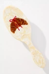 Solar Eclipse Handpainted Acetate Hair Brush In White