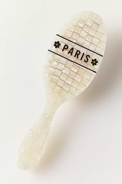 Solar Eclipse Handpainted Acetate Hair Brush