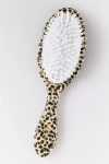 Solar Eclipse Handpainted Acetate Hair Brush In Animal Print