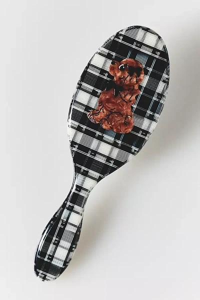 Solar Eclipse Handpainted Acetate Hair Brush In Multi