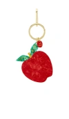 Solar Eclipse Hand-painted Bag Charm In Purple