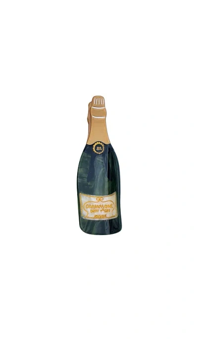 Solar Eclipse Hand-painted Champagne Claw Hair Clip In N,a