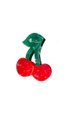 Solar Eclipse Hand-painted Cherry Fruit Claw Hair Clip