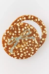 Solar Eclipse Handpainted Compact Mirror In Multicolor