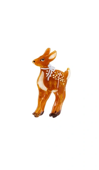 Solar Eclipse Hand-painted Fawn Claw Hair Clip In N,a