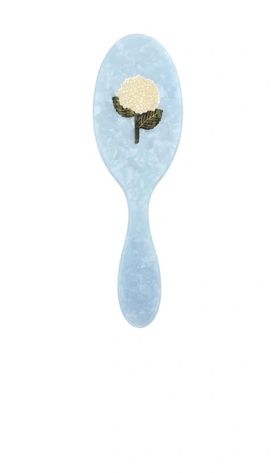 Solar Eclipse Hand-painted Hydrangea Amazing Hair Day Brush