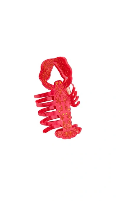 Solar Eclipse Hand-painted Lobster Claw Hair Clip In N,a