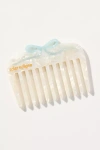 Solar Eclipse Handpainted Pocket Comb In Blue
