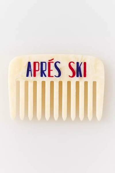 Solar Eclipse Handpainted Pocket Comb In Neutral