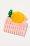 Solar Eclipse Handpainted Pocket Comb In Yellow