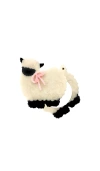 Solar Eclipse Hand-painted Sheep Compact Mirror In Neutral