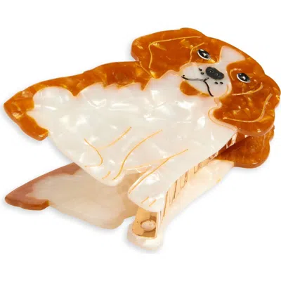 Solar Eclipse King Charles Spaniel Claw Clip
