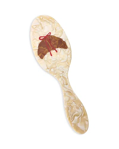 Solar Eclipse Large Amazing Hair Day Brush - Flower Mahjong In Neutral