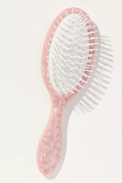 Solar Eclipse Large Detangling Acetate Hair Brush In White