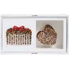 Solar Eclipse Leopard Handmade Claw Clips & Pocket Comb Set In Brown