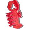 Solar Eclipse Lobster Hair Claw Clip In Red
