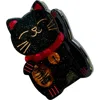 Solar Eclipse Lucky Cat Claw Clip In Black