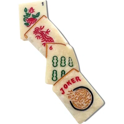 Solar Eclipse Mahjong Hair Claw Clip In Neutral