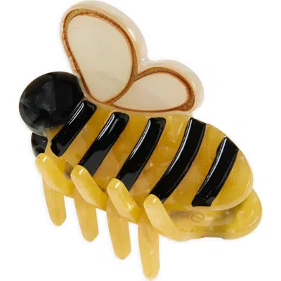 Solar Eclipse Mini Bee Claw Clip In Yellow