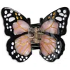 Solar Eclipse Mini Monarch Hair Claw Clip In Pink