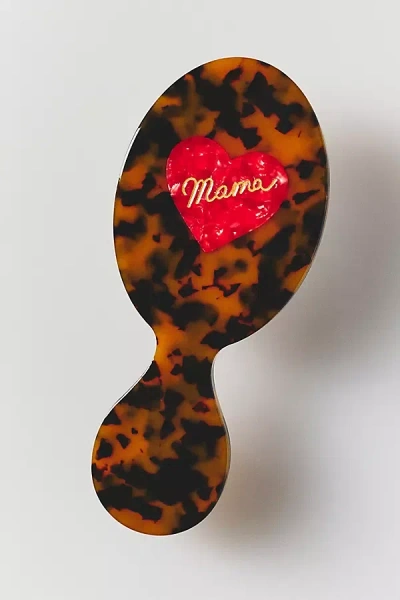 Solar Eclipse Mother's Day Collection Mama Mini Brush In Brown