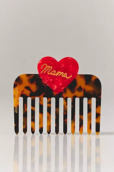 Solar Eclipse Mother's Day Collection Mama Mini Comb In Brown
