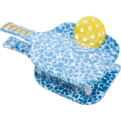 Solar Eclipse Pickleball Claw Clip In Blue