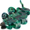 Solar Eclipse Snake Hair Clip In Dark Green
