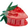 Solar Eclipse Strawberry Claw Hair Clip In Red