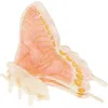 Solar Eclipse Swallowtail Butterfly Hair Clip In Pink