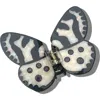 Solar Eclipse Tiger Moth Claw Clip In Gray