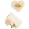 Solar Eclipse Vintage Rose Jaw Clip & Comb Set In Sand