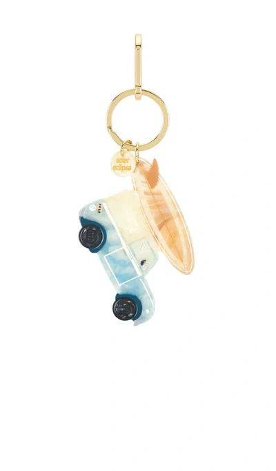 Solar Eclipse X Revolve Hand-painted Bag Charm + Keychain In N,a